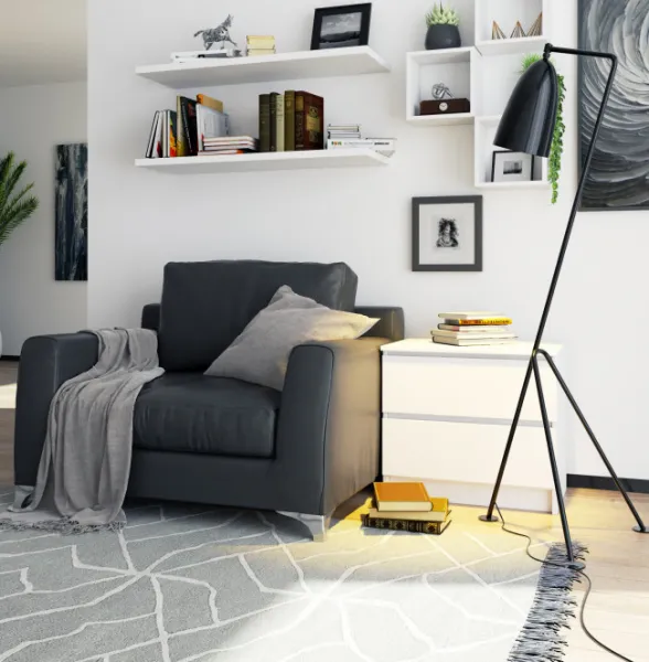 Ak furniture Komoda Liv 60 cm biela