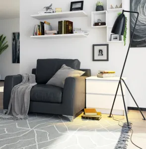 Ak furniture Komoda Liv 60 cm biela