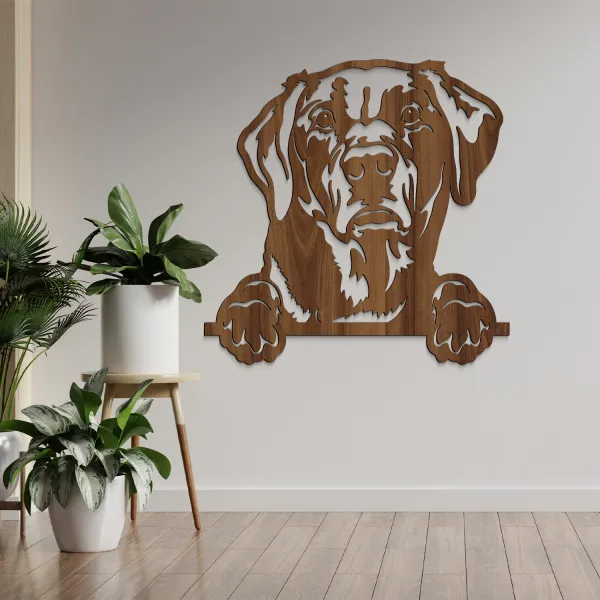 Drevený 3D obraz - Labrador