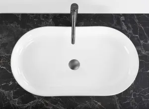 REA - Keramické umývadlo na dosku CLEO 71 - Biele REA-U6215