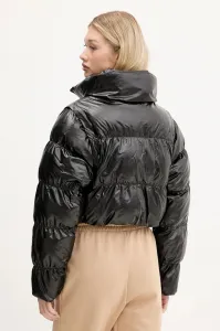 adidas Essentials Glossy 2-in-1 Cropped Jacket "Black" (JX2988)