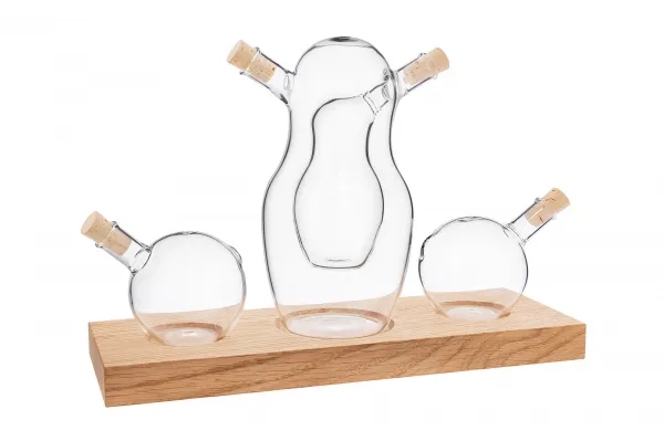 Cruet - Olej, ocot, soľ a korenie - Clap Design
