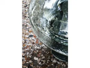 Sklenený odkladací stolík Soda, petrolejová - Miniforms