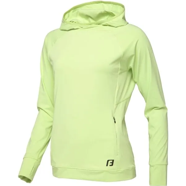 Fitforce NOSKANA Dámska fitness mikina, žltá, veľkosť