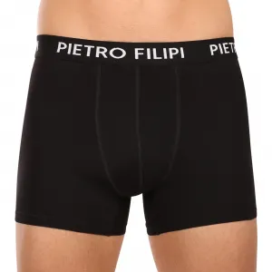 7PACK pánske boxerky Pietro Filipi čierné (7PBC2) M, trenky