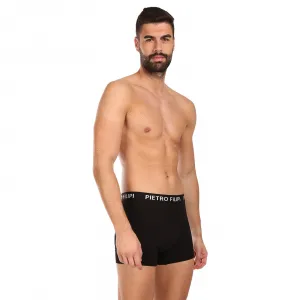 7PACK pánske boxerky Pietro Filipi čierné (7PBC2) M, trenky