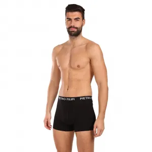7PACK pánske boxerky Pietro Filipi čierné (7PBC2) M, trenky