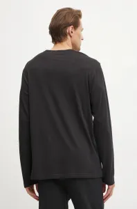 Calvin Klein L/S CREW NECK Pánske pyžamové tričko, čierna, veľkosť
