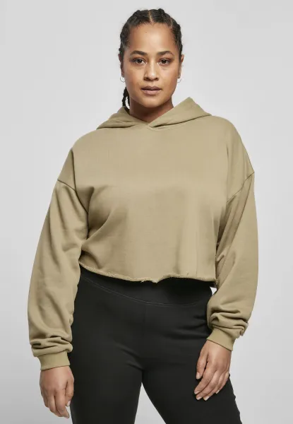 Women's Oversized Khaki Hoodie