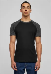 Raglan contrasting t-shirt blk/cha