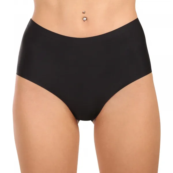 6PACK dámske nohavičky Gaubert bezšvové čierné (GBTW-951) S/M