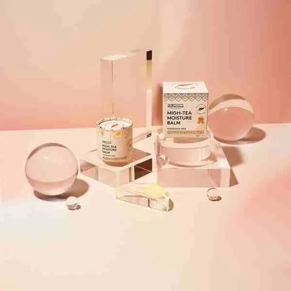 delhicious MIGH-TEA MOISTURE BALM multifunkčný balzam pre veľmi suchú a citlivú pleť bez parfumácie 50 g