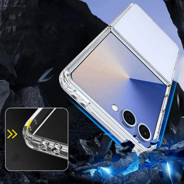 Tech-Protect Flexair Hybrid, Samsung Galaxy Z Flip 7, priehľadný