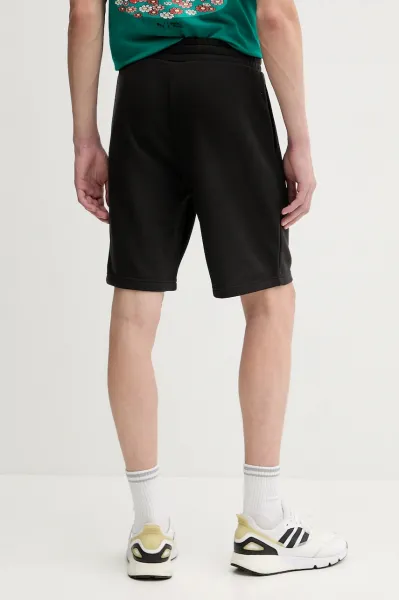 Puma ESSENTIALS+ LOGO LAB GRAPHIC SHORTS 10 Pánske teplákové kraťasy, čierna, veľkosť
