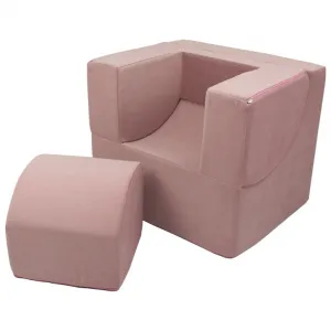 Vell Detské rozkladacie kreslo-leňoška pink