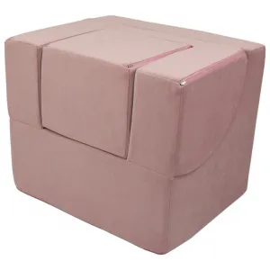 Vell Detské rozkladacie kreslo-leňoška pink
