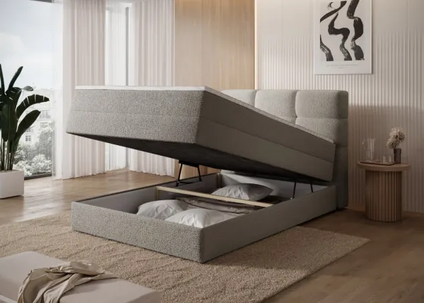 ArtElta Jednolôžková posteľ KASPED Boxspring | 140 x 200 cm Farba: Royal 20