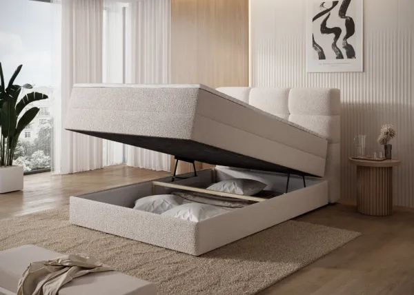 ArtElta Jednolôžková posteľ KASPED Boxspring | 120 x 200 cm Farba: Royal 01