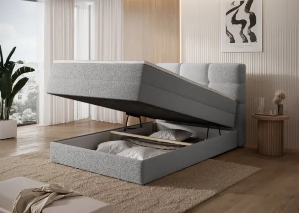 ArtElta Jednolôžková posteľ KASPED Boxspring | 140 x 200 cm Farba: Royal 04