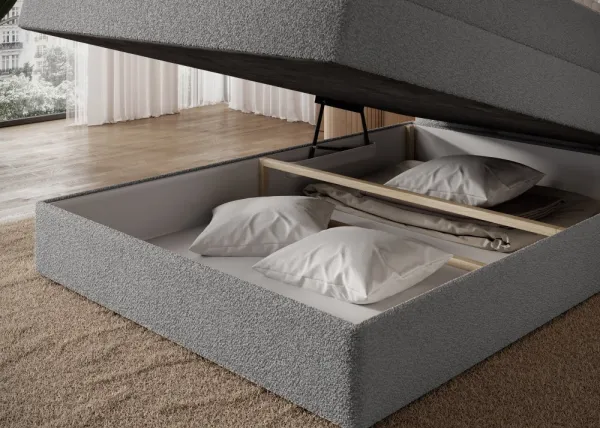 ArtElta Jednolôžková posteľ KASPED Boxspring | 140 x 200 cm Farba: Royal 04