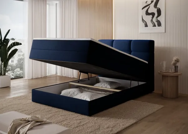 ArtElta Jednolôžková posteľ KASPED Boxspring | 120 x 200 cm Farba: Paolli 18