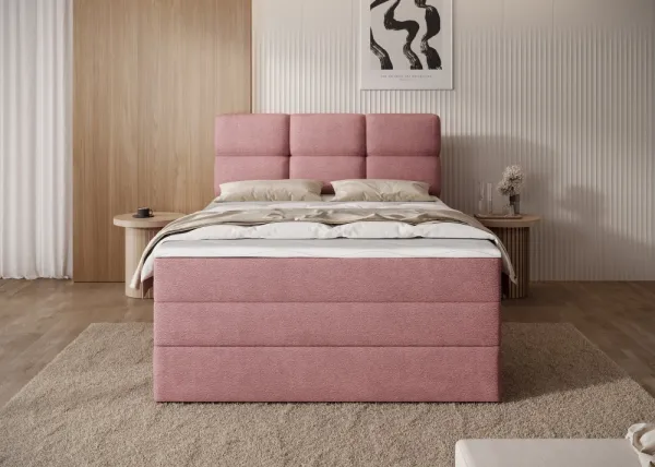 ArtElta Jednolôžková posteľ KASPED Boxspring | 120 x 200 cm Farba: Royal 04