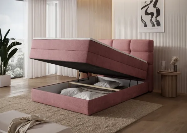 ArtElta Jednolôžková posteľ KASPED Boxspring | 120 x 200 cm Farba: Royal 04