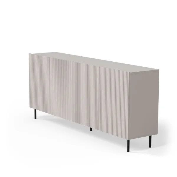 HALMAR Komoda Paxos 180 cm kašmír/černá