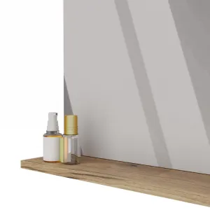 TP Living Kúpeľňové zrkadlo s poličkou Voke 60 cm dub evoke