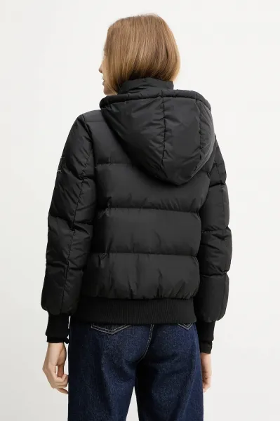 Páperová bunda Armani Exchange čierna farba, prechodná, XW000228 AF12286