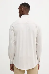 Bavlnená košeľa Armani Exchange šedá farba, regular, s klasickým golierom, XM001370 AF10364