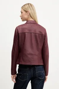 Bunda Desigual BASIC bordová farba, prechodná, 25WWEW43