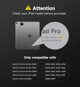 Suritch Magnetický stojan pre iPad Air 11″ (2024 / 2025 / 2026) / 10,9″ (4.–5. gen) a iPad Pro 11″ (1.–4. gen)