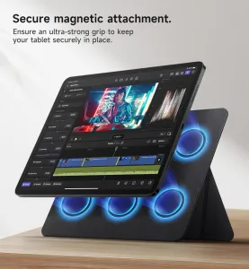 Suritch Magnetický stojan pre iPad Air 11″ (2024 / 2025 / 2026) / 10,9″ (4.–5. gen) a iPad Pro 11″ (1.–4. gen)