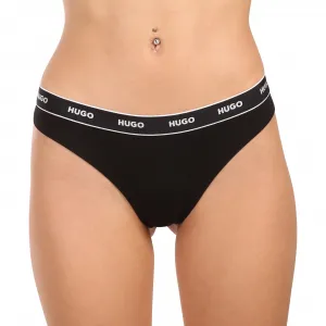 3PACK dámske tangá HUGO viacferbná (50545703 461) M