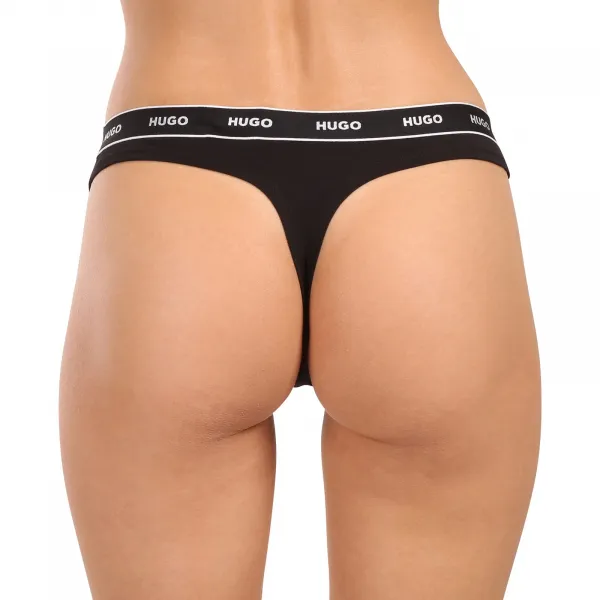 3PACK dámske tangá HUGO viacferbná (50545703 461) M