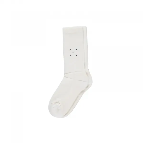 Pop Trading Company Socks 3p "Black Off White Grey" (POP-NOS-012)