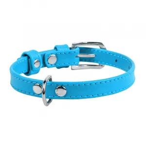 Wou Dog obojok Glamour modrý 12 mm/29 cm