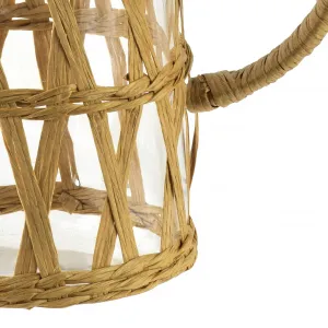 Mondex Skleněný džbánek s opletením BOHO 1,1 L transparentní