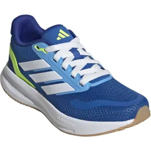 adidas RUNFALCON 5 J Detská halová obuv, modrá, veľkosť 36