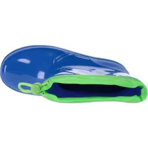 AQUOS RASTY J COLLAR Chlapčenské gumáky, modrá, veľkosť