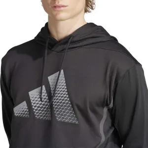 adidas GAME & GO BIG LOGO TRAINING Pánska mikina, čierna, veľkosť