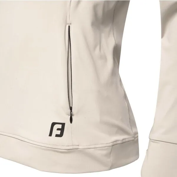 Fitforce NOSKANA Dámska fitness mikina, béžová, veľkosť