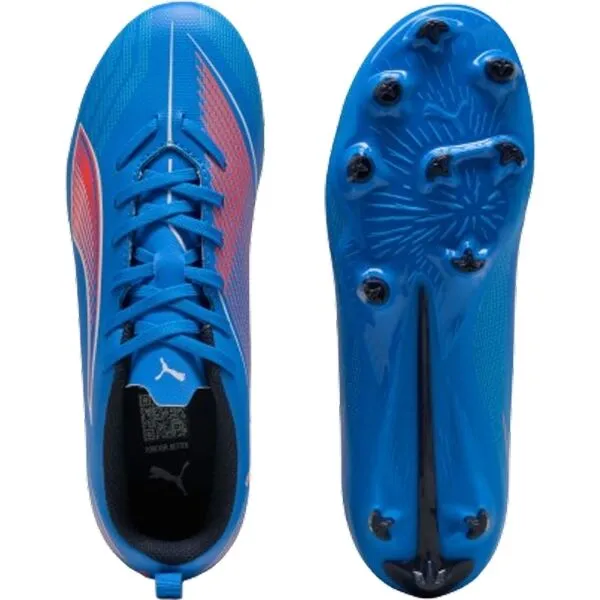 Puma ULTRA 6 PLAY FG/AG JR Detské kopačky, modrá, veľkosť 32