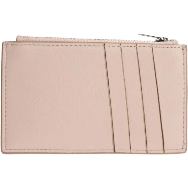 Calvin Klein FOIL LOGO TOP ZIP CARDCASE Dámska peňaženka, lososová, veľkosť