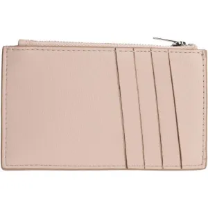 Calvin Klein FOIL LOGO TOP ZIP CARDCASE Dámska peňaženka, lososová, veľkosť