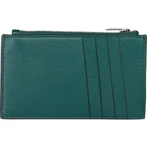 Calvin Klein FOIL LOGO TOP ZIP CARDCASE Dámska peňaženka, tmavo zelená, veľkosť