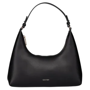 Calvin Klein FOIL LOGO SHOULDER BAG Dámska taška, černá, veľkosť
