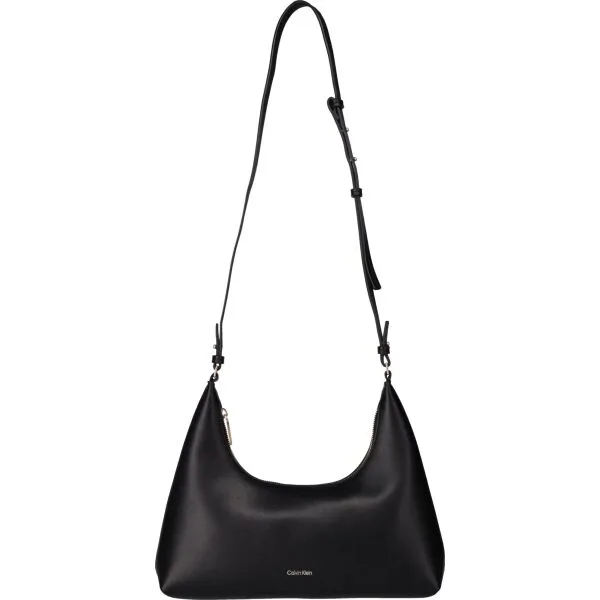 Calvin Klein FOIL LOGO SHOULDER BAG Dámska taška, černá, veľkosť