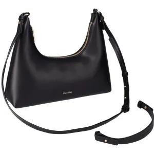 Calvin Klein FOIL LOGO SHOULDER BAG Dámska taška, černá, veľkosť